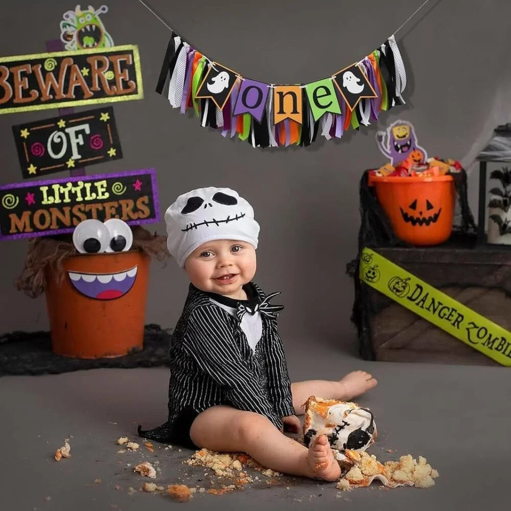 NWT-Spooky 1st Birthday banner- Halloween